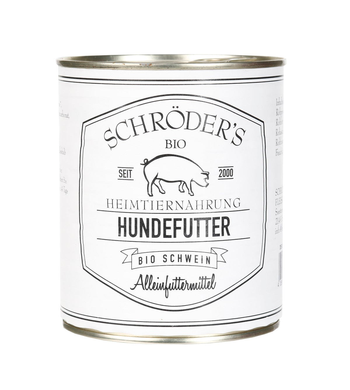 Schweinmahlzeit Hund 12 x 800g